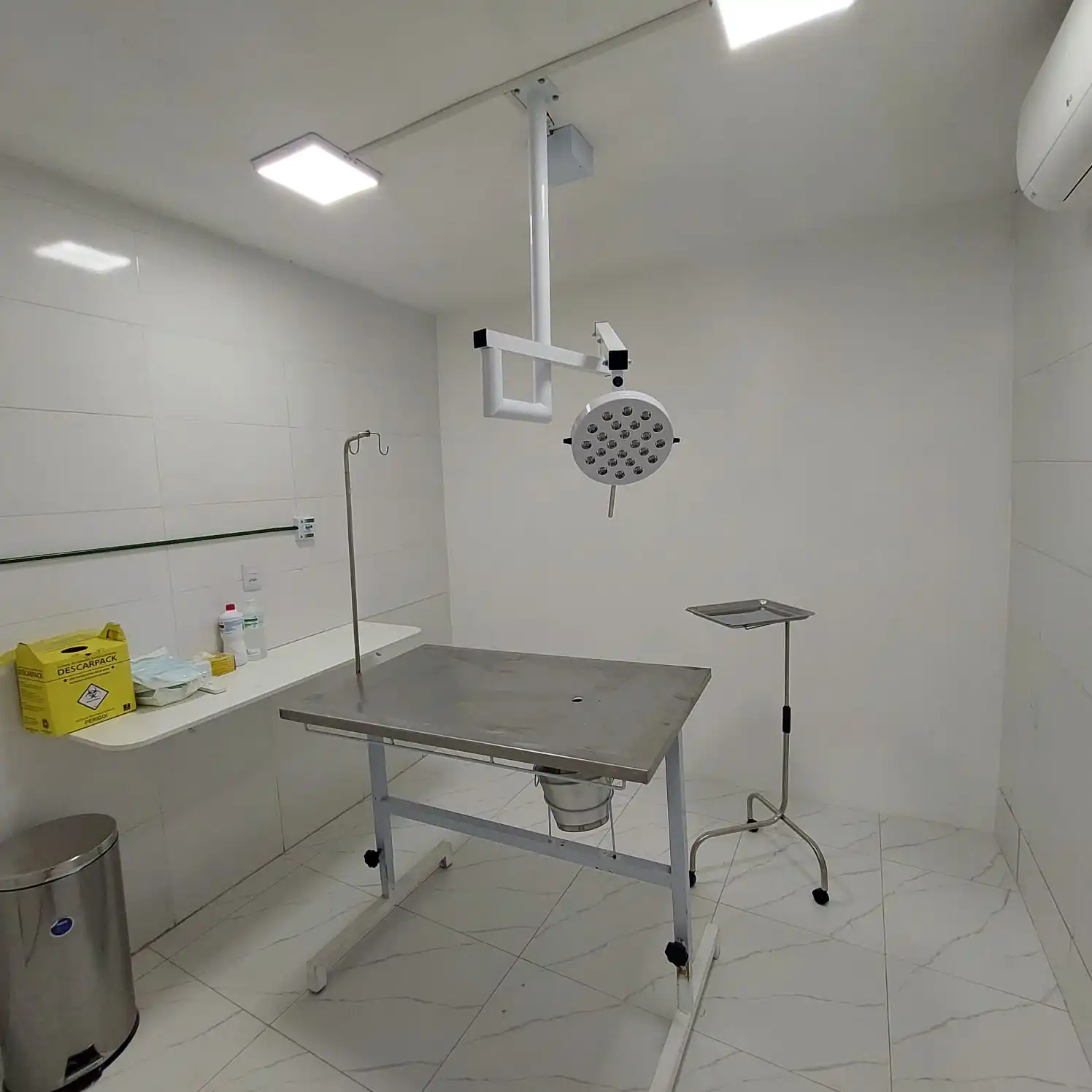 Centro cirúrgico veterinário da Clínica VetMurundu